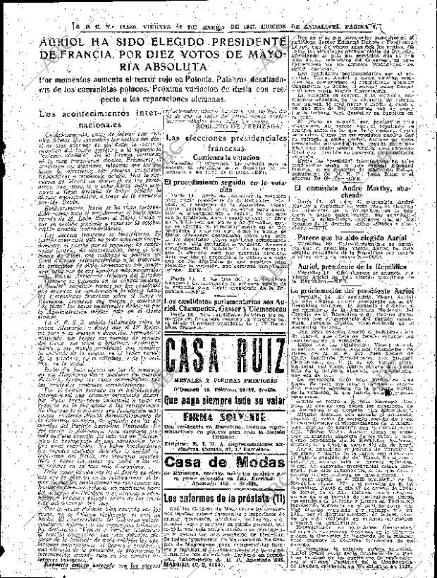 ABC SEVILLA 17-01-1947 página 7