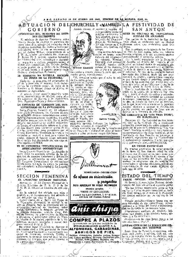 ABC MADRID 18-01-1947 página 11