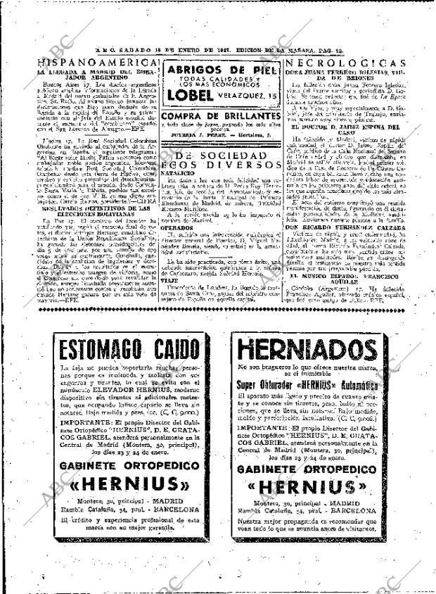 ABC MADRID 18-01-1947 página 12
