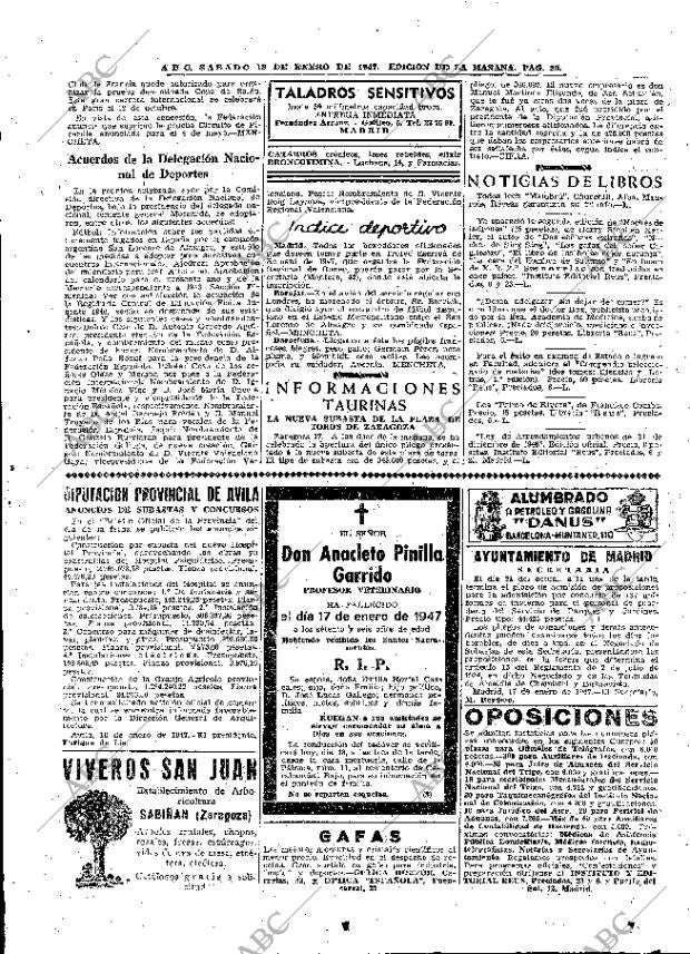 ABC MADRID 18-01-1947 página 19