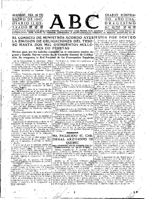 ABC MADRID 18-01-1947 página 7