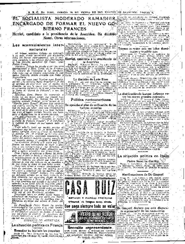 ABC SEVILLA 18-01-1947 página 5