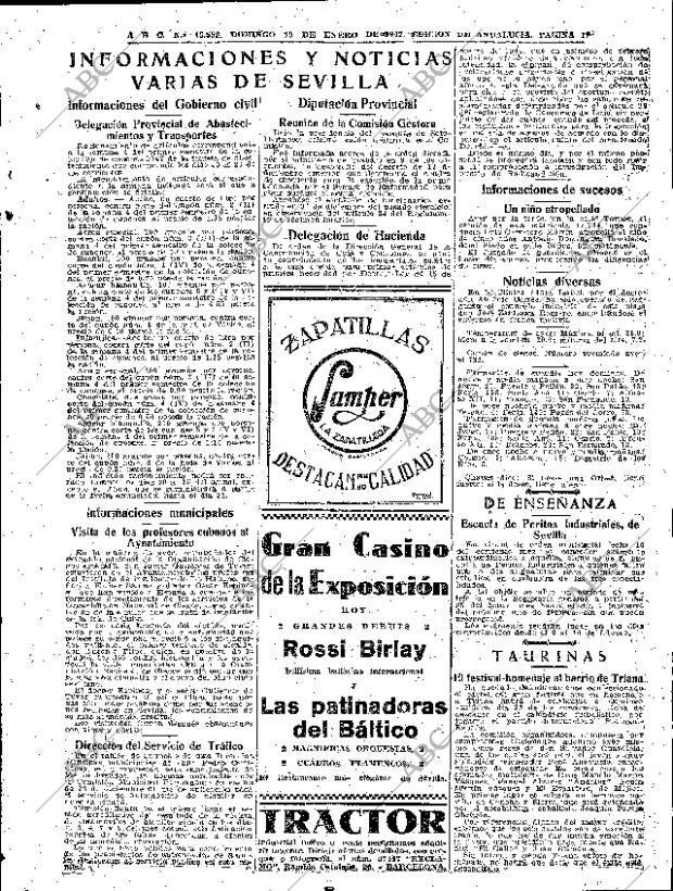 ABC SEVILLA 19-01-1947 página 17
