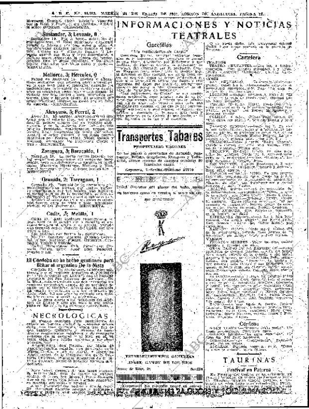 ABC SEVILLA 21-01-1947 página 17