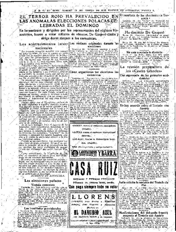 ABC SEVILLA 21-01-1947 página 5