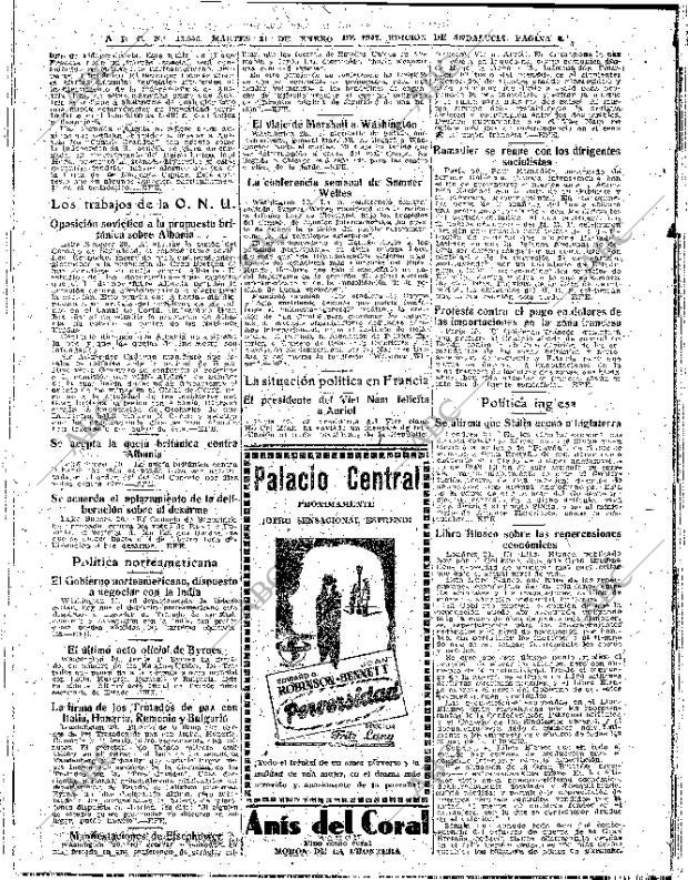 ABC SEVILLA 21-01-1947 página 6