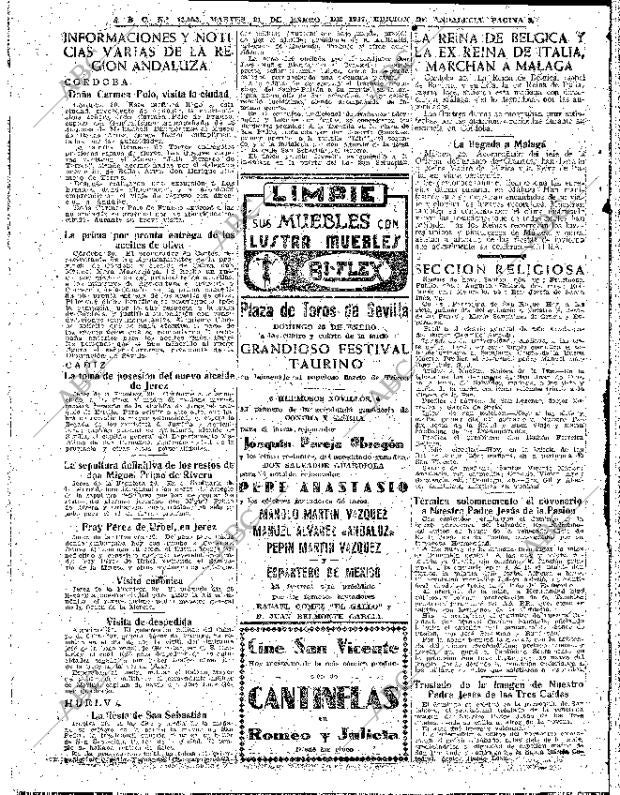 ABC SEVILLA 21-01-1947 página 8