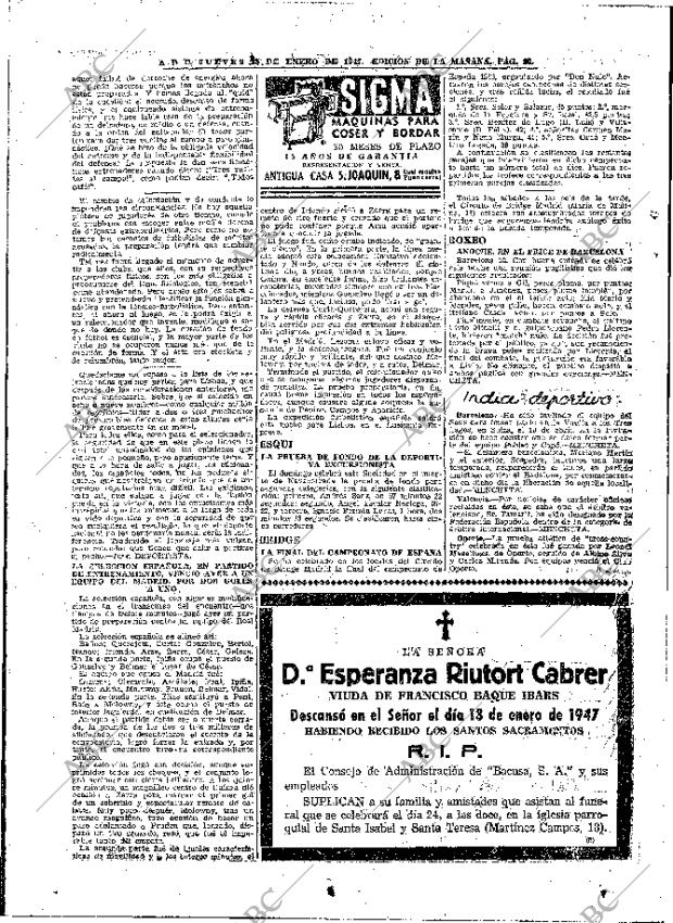 ABC MADRID 23-01-1947 página 20