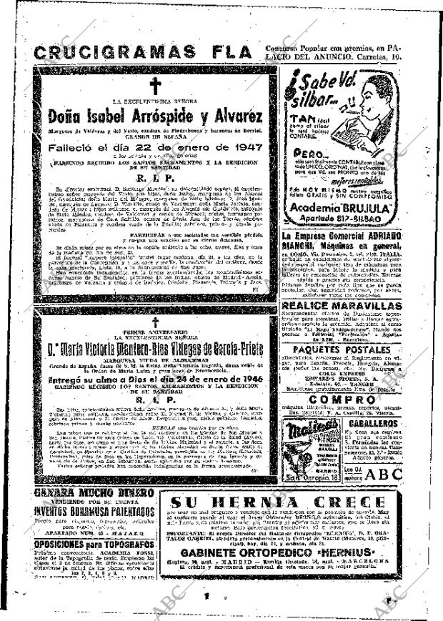 ABC MADRID 23-01-1947 página 22