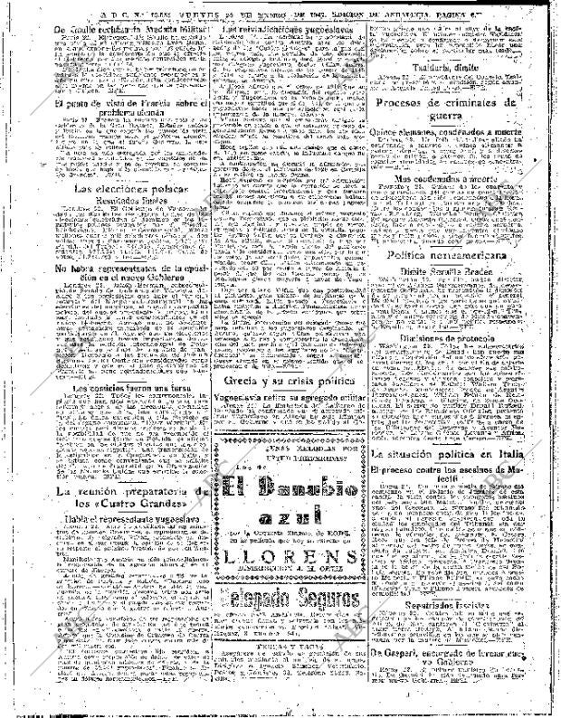 ABC SEVILLA 23-01-1947 página 6