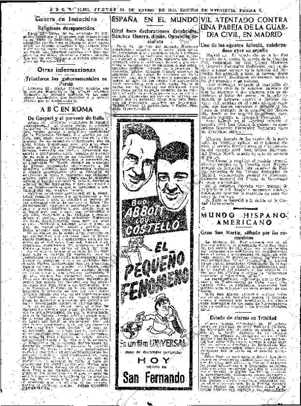 ABC SEVILLA 23-01-1947 página 7