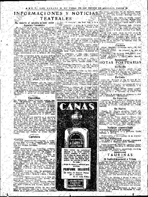 ABC SEVILLA 25-01-1947 página 13
