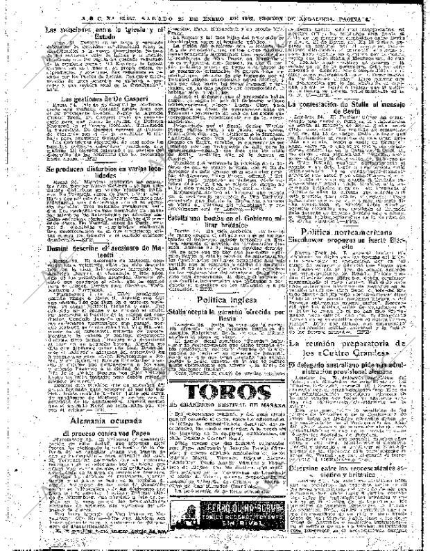 ABC SEVILLA 25-01-1947 página 6