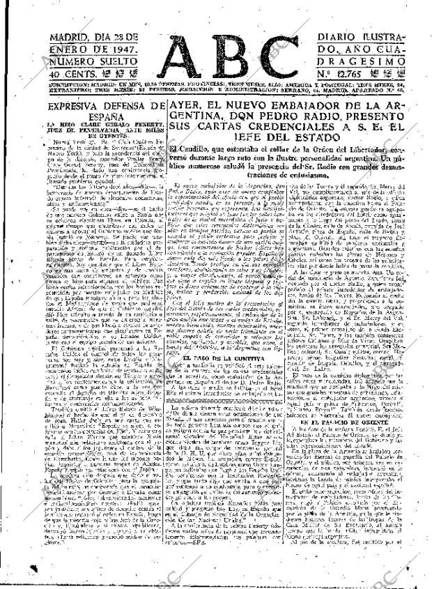 ABC MADRID 28-01-1947 página 15