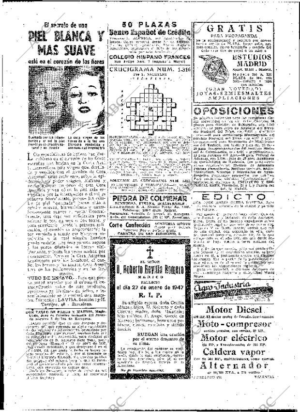 ABC MADRID 28-01-1947 página 2