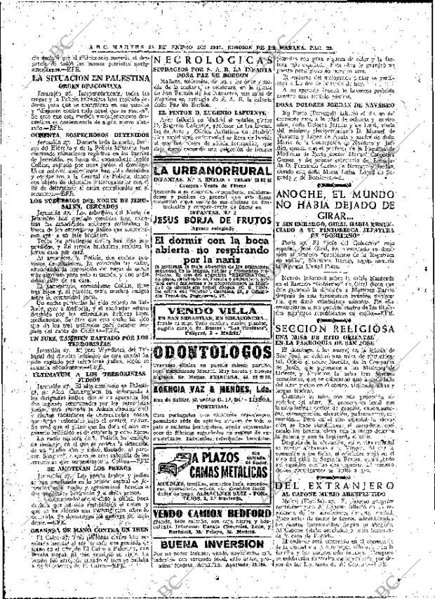 ABC MADRID 28-01-1947 página 22