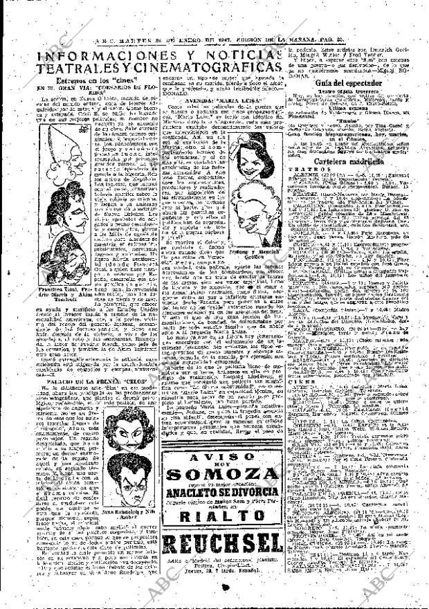 ABC MADRID 28-01-1947 página 25