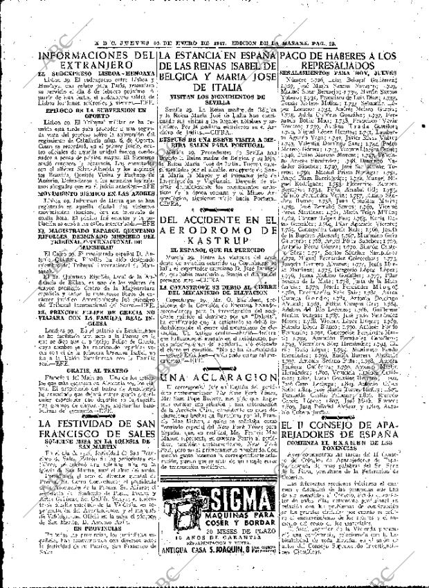 ABC MADRID 30-01-1947 página 12