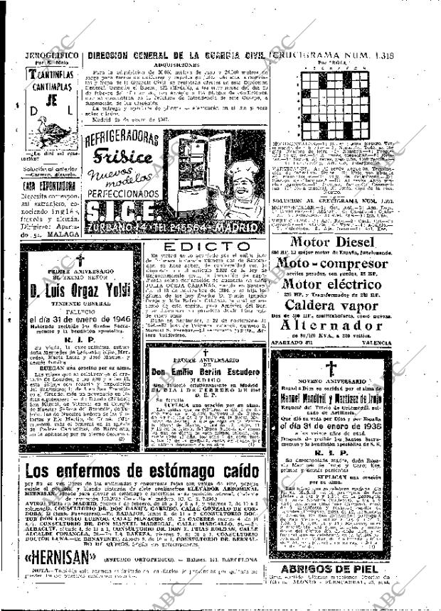 ABC MADRID 30-01-1947 página 23