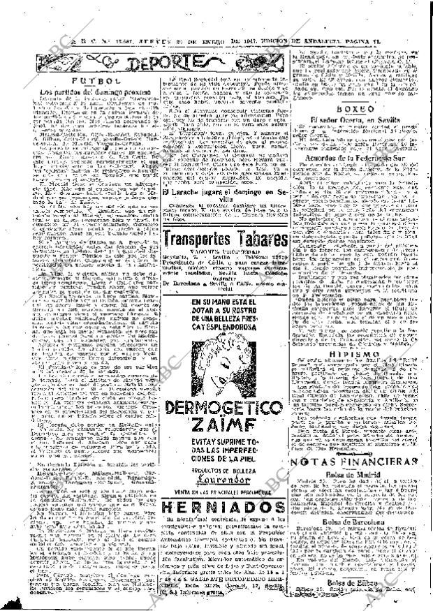 ABC SEVILLA 30-01-1947 página 11