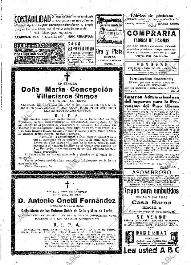 ABC SEVILLA 30-01-1947 página 12