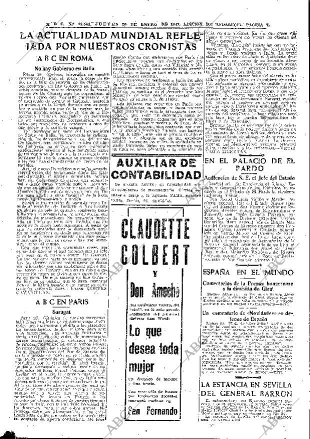 ABC SEVILLA 30-01-1947 página 7