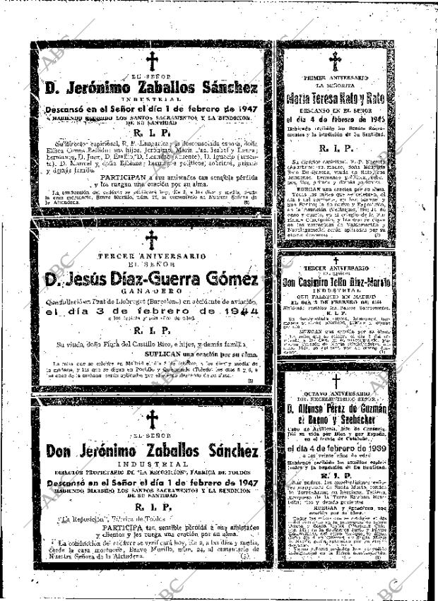 ABC MADRID 02-02-1947 página 38