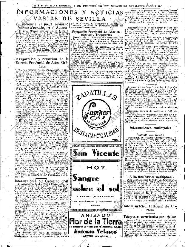 ABC SEVILLA 02-02-1947 página 15