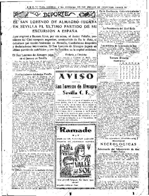 ABC SEVILLA 02-02-1947 página 21