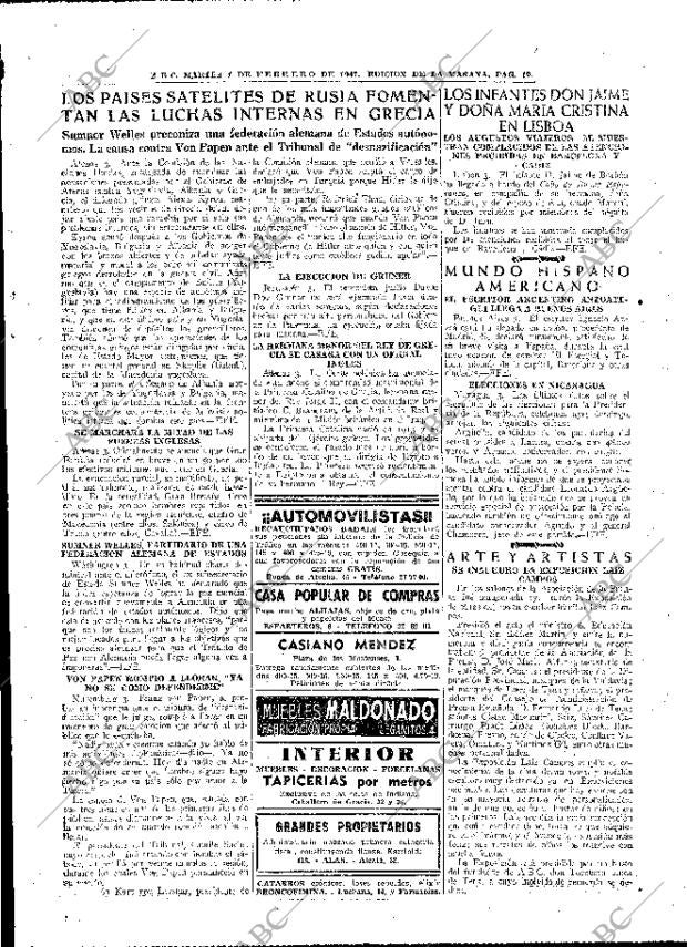 ABC MADRID 04-02-1947 página 19