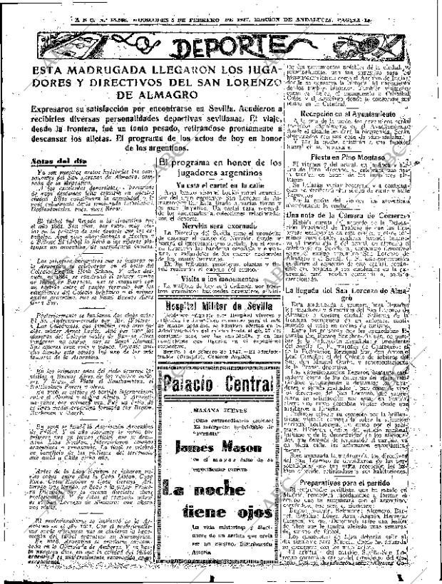ABC SEVILLA 05-02-1947 página 15