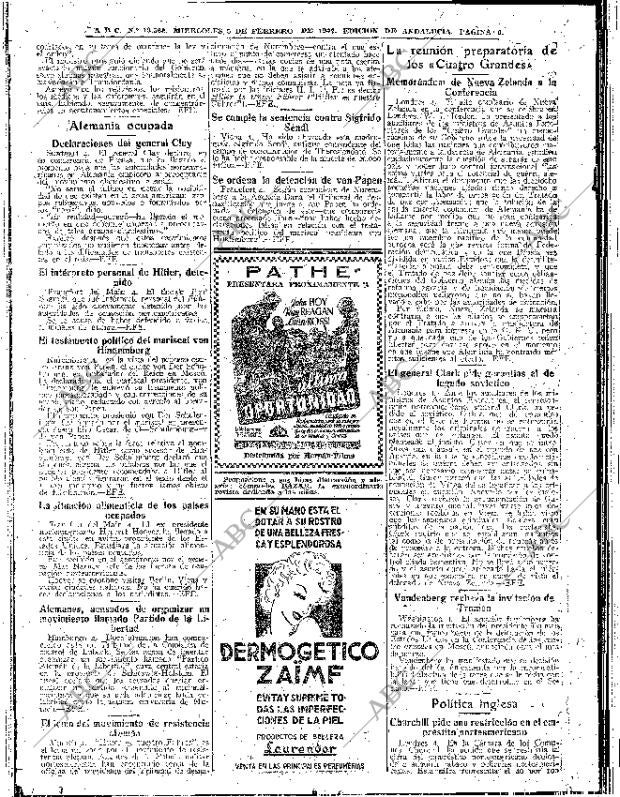 ABC SEVILLA 05-02-1947 página 6