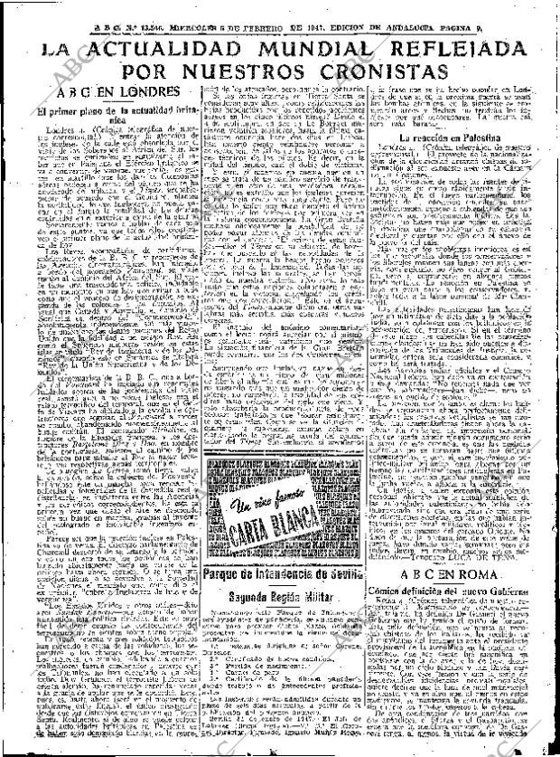 ABC SEVILLA 05-02-1947 página 9