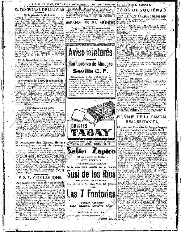ABC SEVILLA 06-02-1947 página 8
