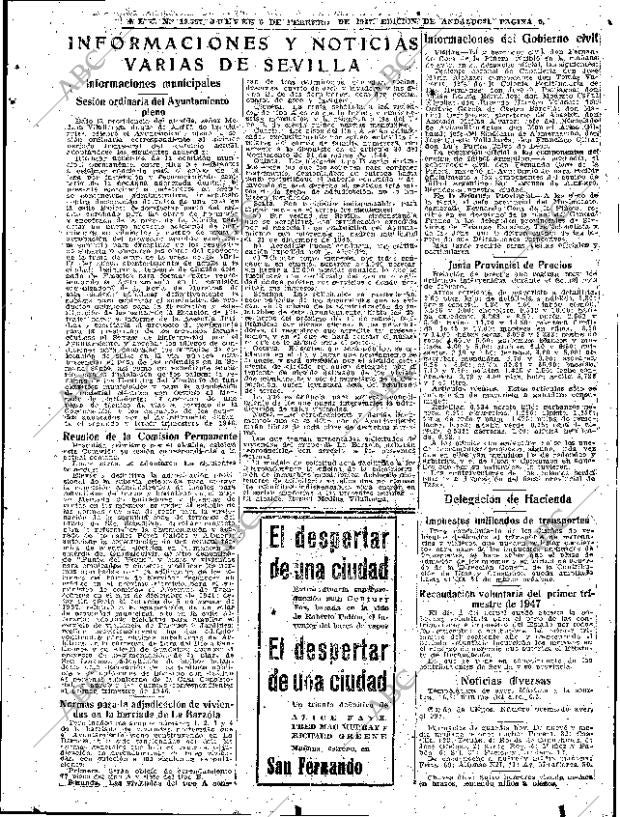 ABC SEVILLA 06-02-1947 página 9