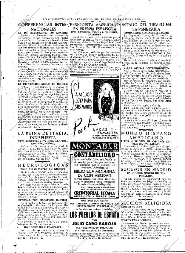 ABC MADRID 12-02-1947 página 11