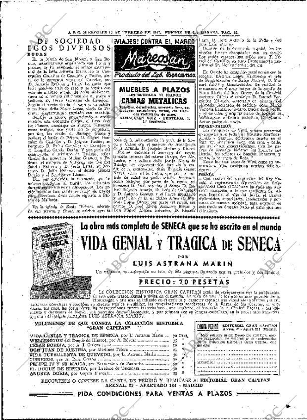 ABC MADRID 12-02-1947 página 12