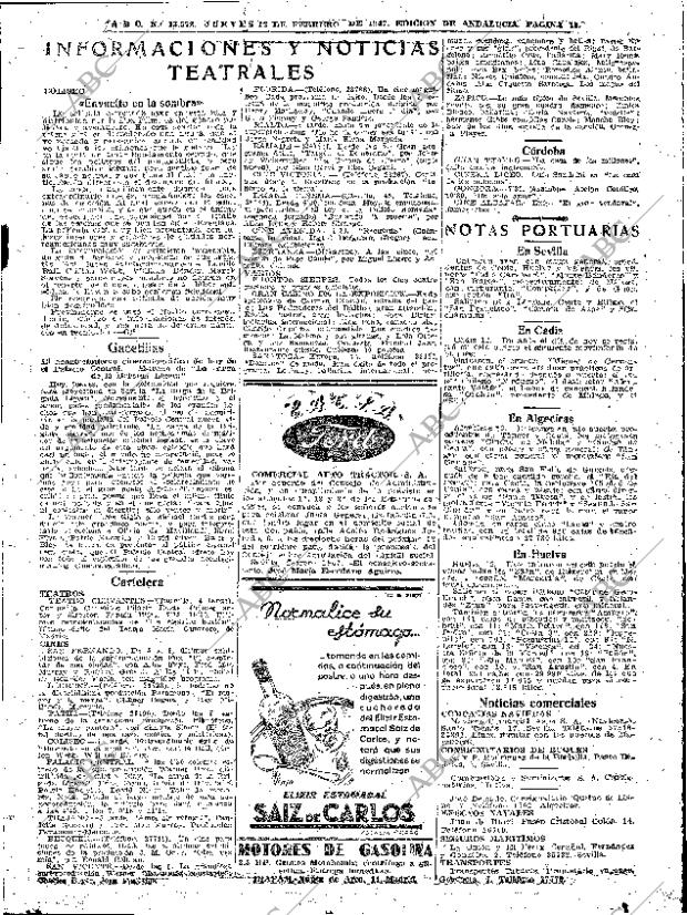 ABC SEVILLA 13-02-1947 página 13