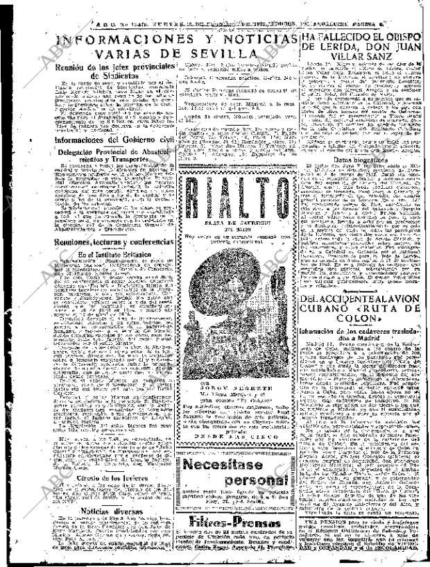 ABC SEVILLA 13-02-1947 página 9