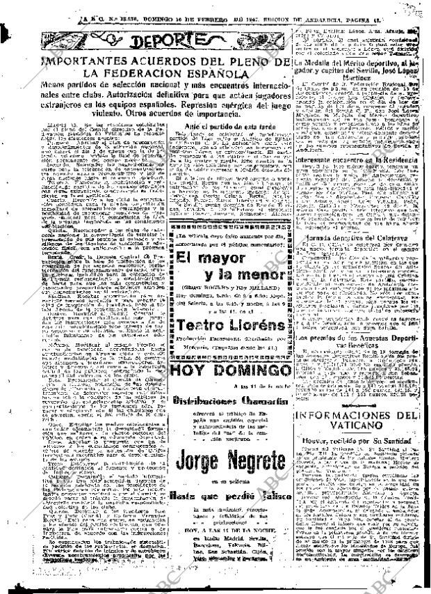 ABC SEVILLA 16-02-1947 página 17