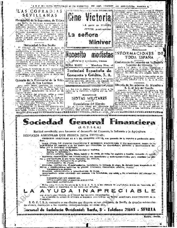 ABC SEVILLA 19-02-1947 página 8