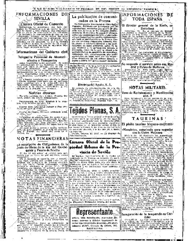 ABC SEVILLA 21-02-1947 página 8