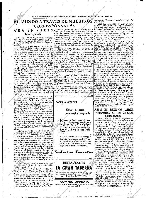 ABC MADRID 26-02-1947 página 11