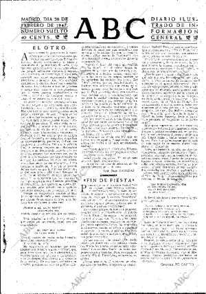 ABC MADRID 26-02-1947 página 3