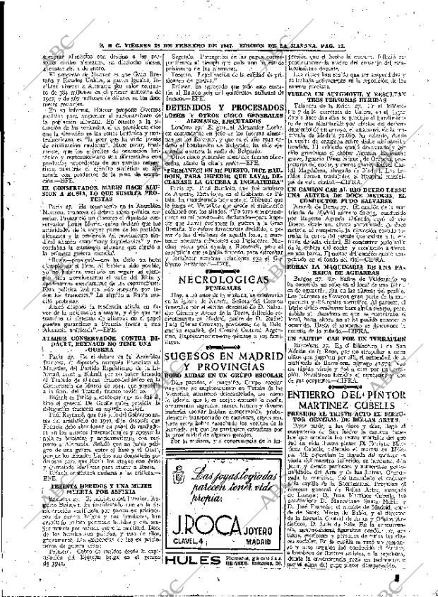 ABC MADRID 28-02-1947 página 13
