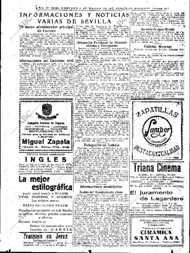 ABC SEVILLA 02-03-1947 página 17