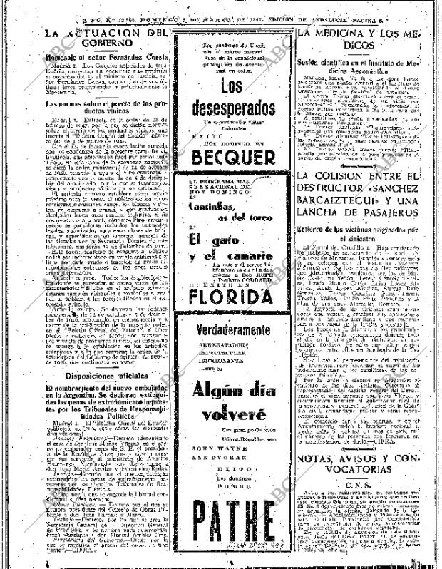 ABC SEVILLA 02-03-1947 página 8