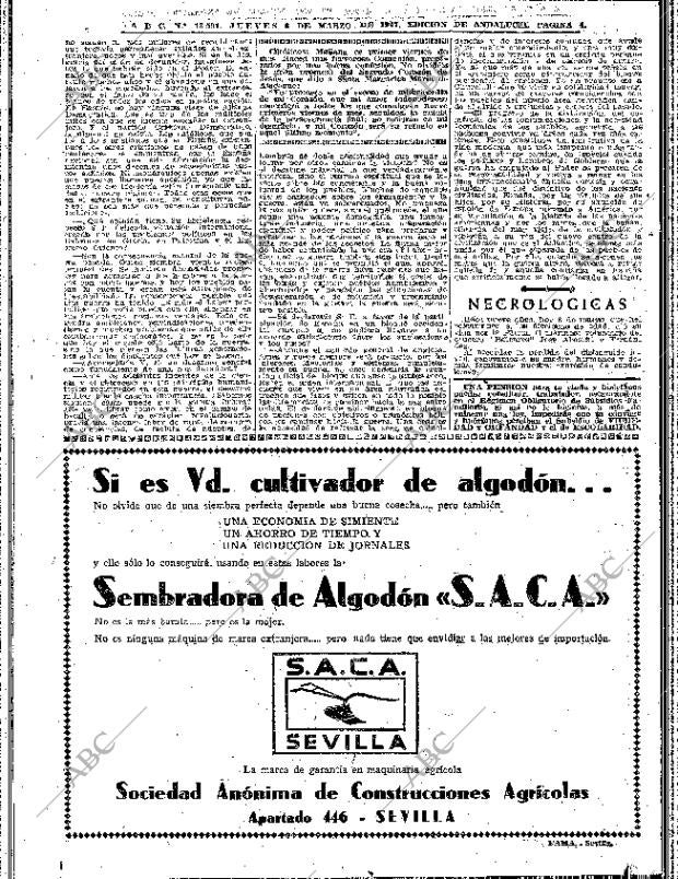 ABC SEVILLA 06-03-1947 página 4