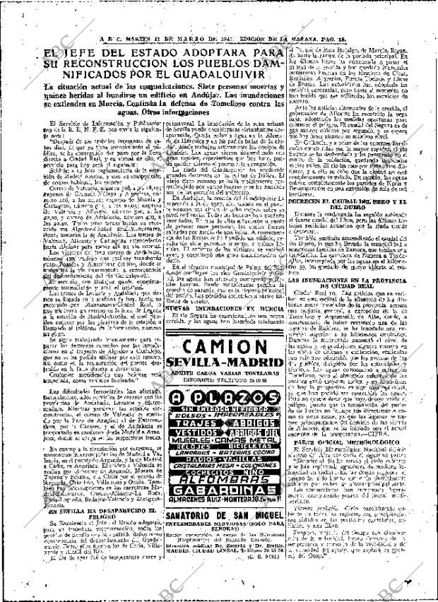 ABC MADRID 11-03-1947 página 18