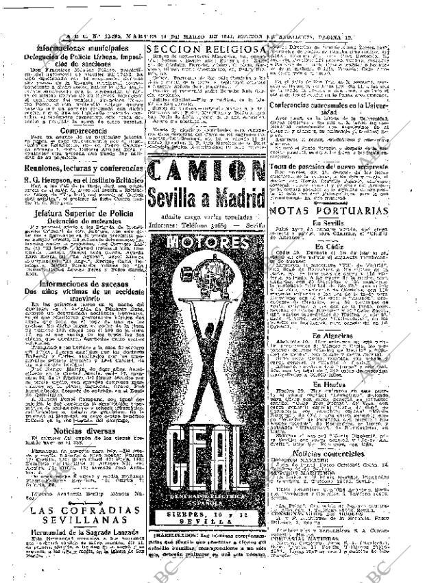 ABC SEVILLA 11-03-1947 página 12